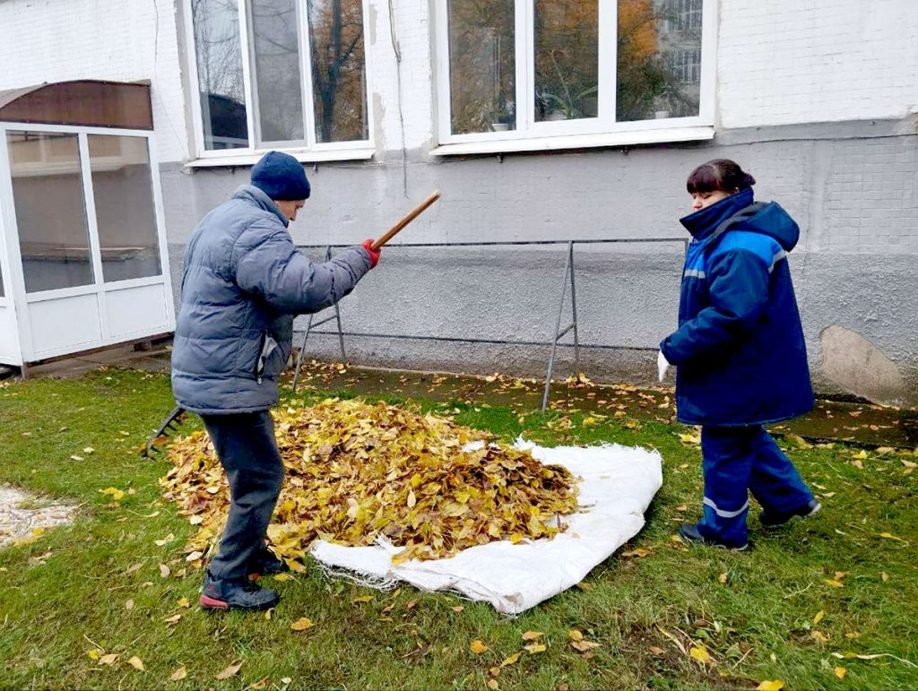 Какие работы выполняли климовчане на улицах райцентра