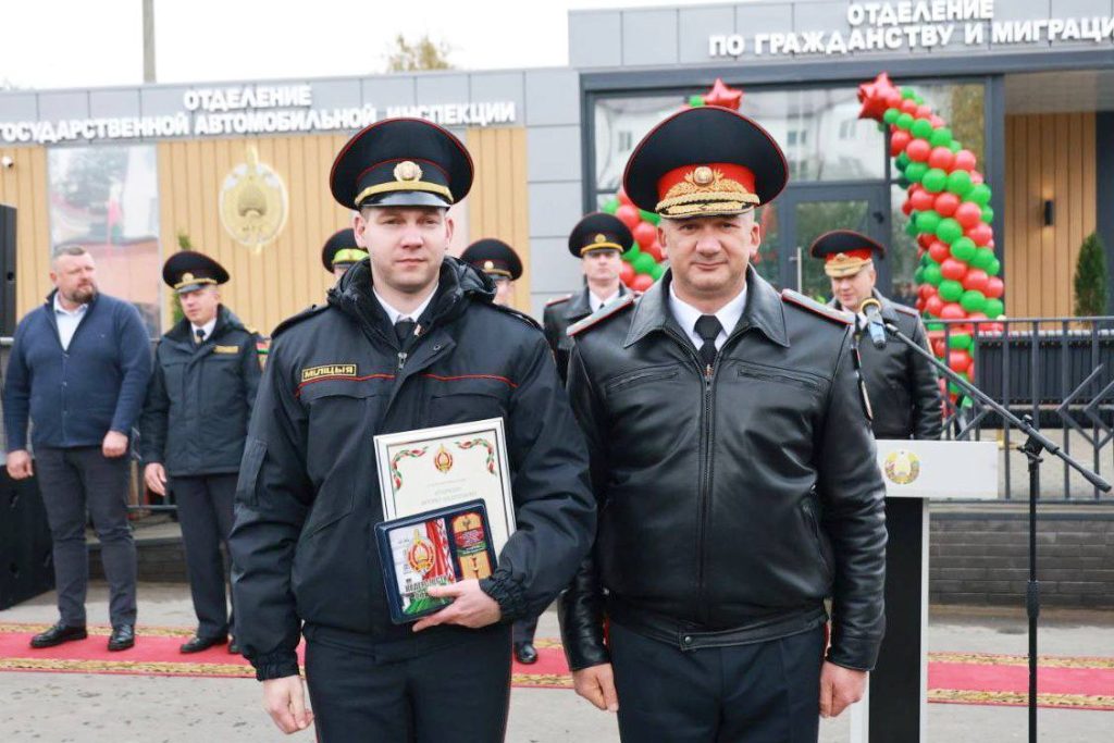 В Климовичах открыли комплекс административных зданий РОВД