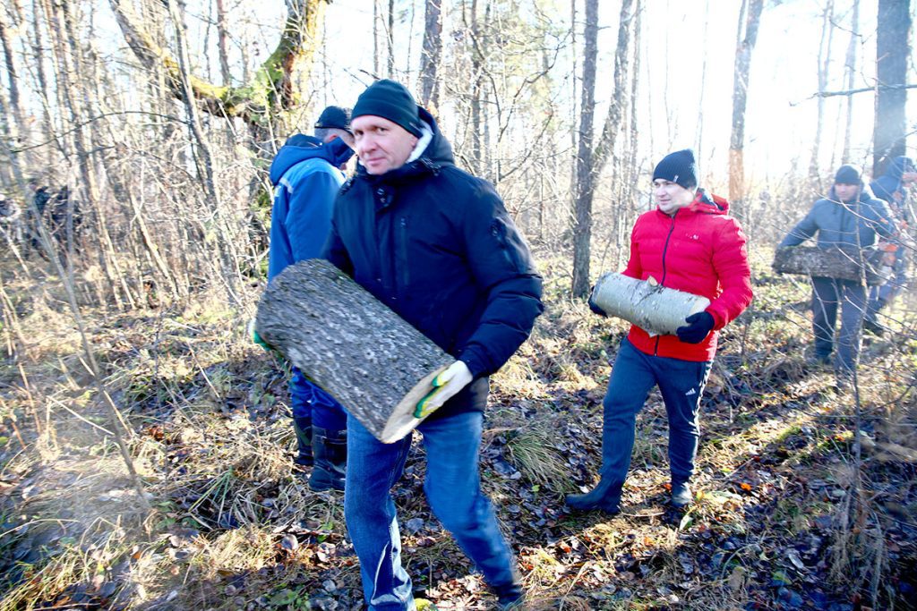 На Климовщине благоустраивали общественные территории