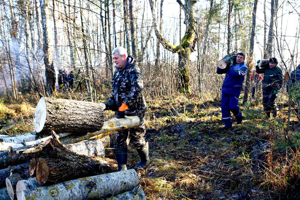 На Климовщине благоустраивали общественные территории