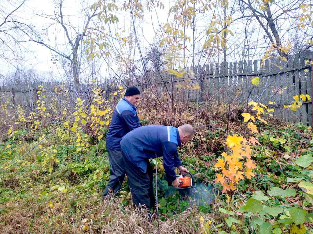 Климовчане благоустраивают общественные территории родного города
