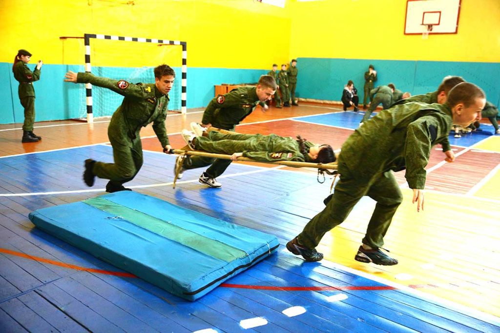 Клубы «За Родину!» и «Пламя» встретились в Климовичском аграрном колледже