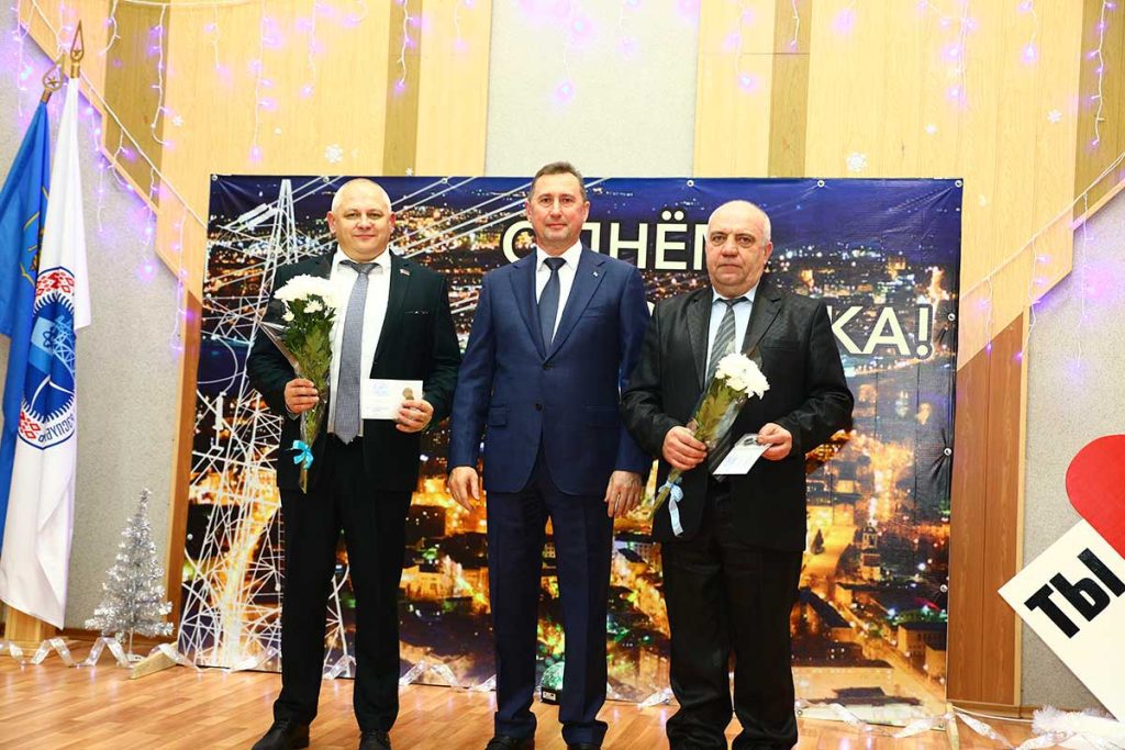 Климовичские энергетики принимали поздравления