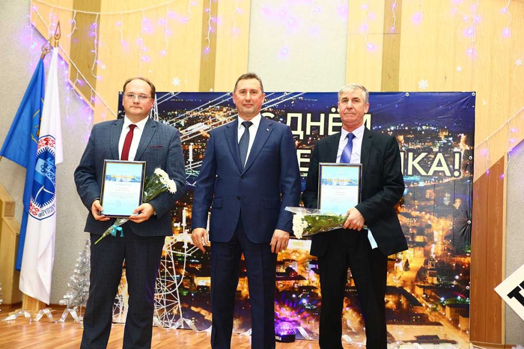 Климовичские энергетики принимали поздравления