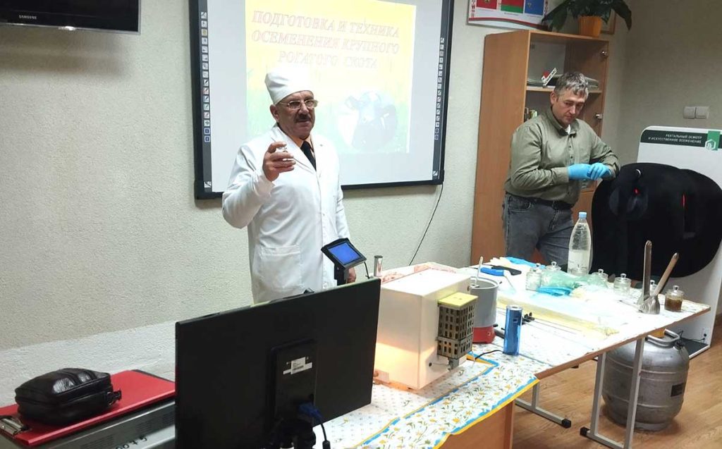 Теория и практика для животноводов: семинар-учеба в Климовичском аграрном колледже
