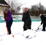 Труженики организаций Климовщины включились в работу по уборке снега