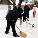 Труженики организаций Климовщины включились в работу по уборке снега
