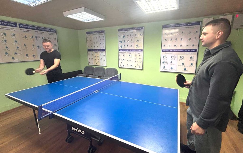 В Климовичском отделе Департамента охраны провели теннисный турнир