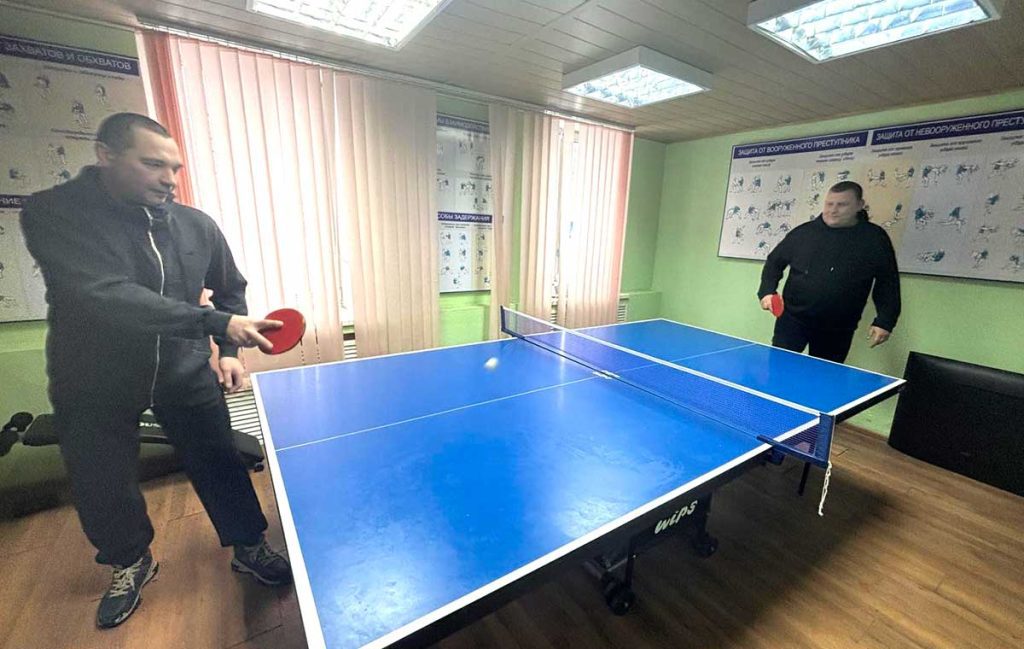 В Климовичском отделе Департамента охраны провели теннисный турнир