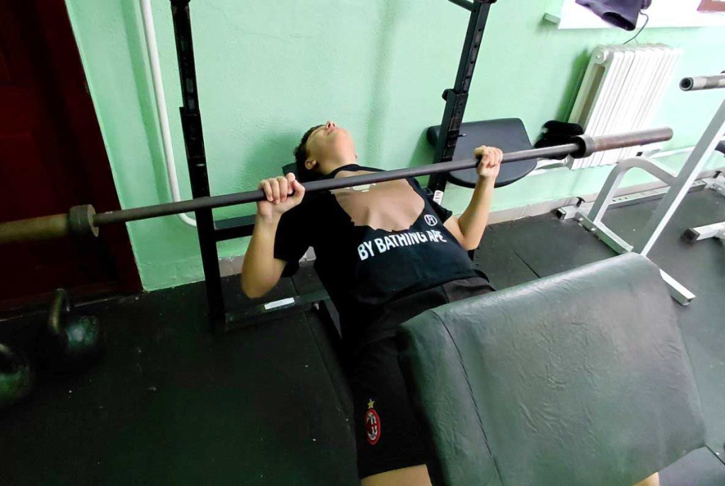 Климовичские гимназисты открыли для себя мир силовых тренировок