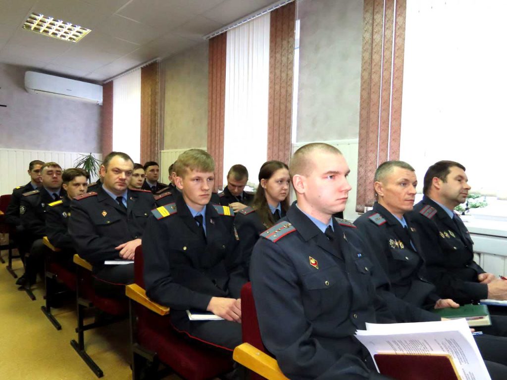 В ОВД Климовичского райисполкома подведены итоги оперативно-служебной деятельности за 2025 год