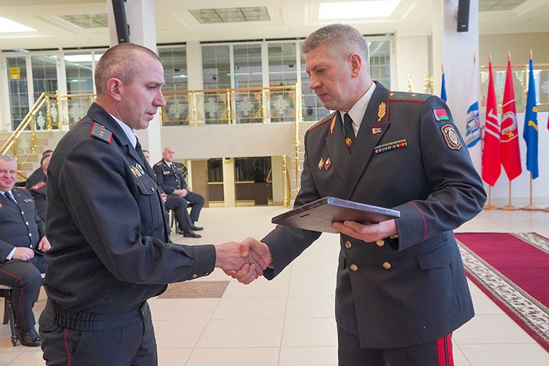 Климовичские милиционеры стали лучшими по профессии по итогам работы за 2025 год