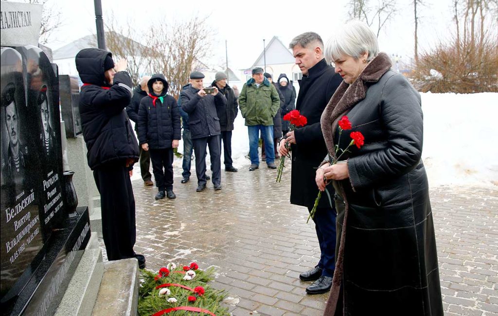 В Климовичах прошел митинг в честь 37-й годовщины вывода войск из Афганистана