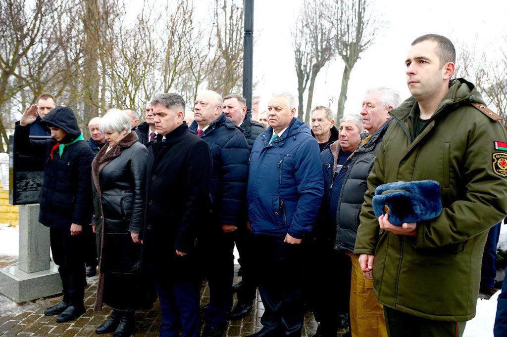 В Климовичах прошел митинг в честь 37-й годовщины вывода войск из Афганистана