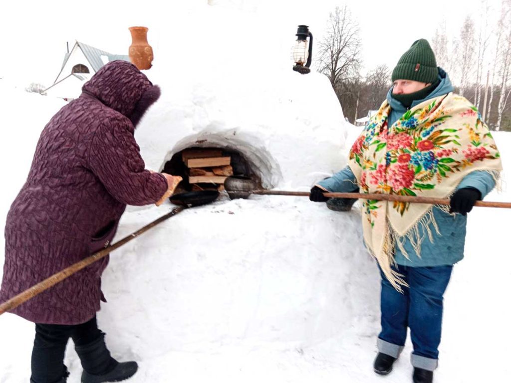 Как прошли Масленичные гуляния в Макеевичах Климовичского района