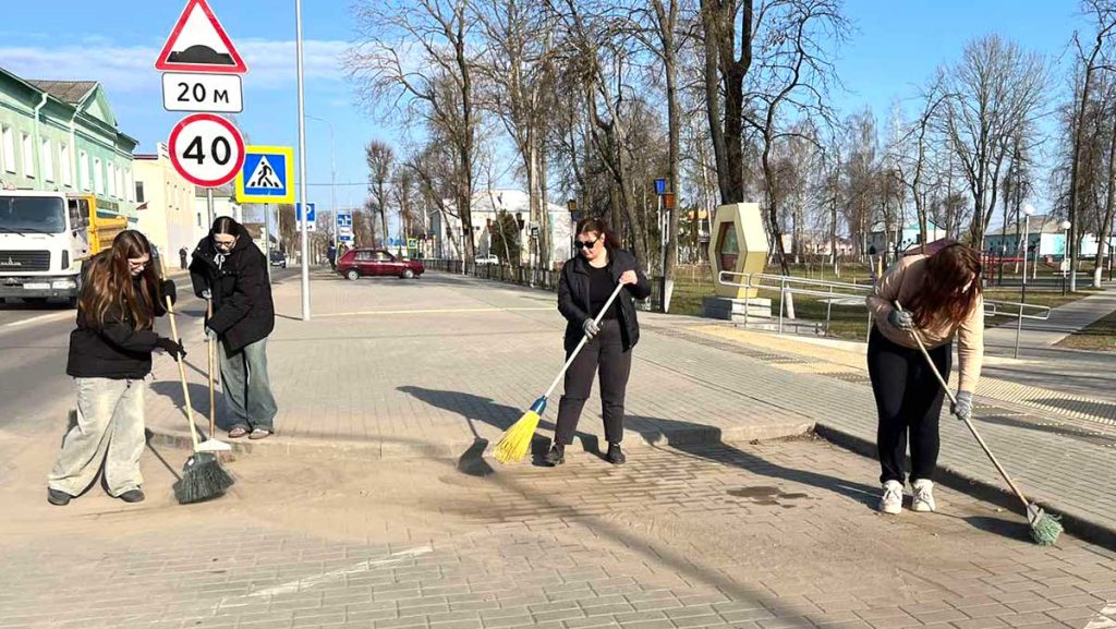 Молодежь Климовщины участвует в трудовой акции «За дело»