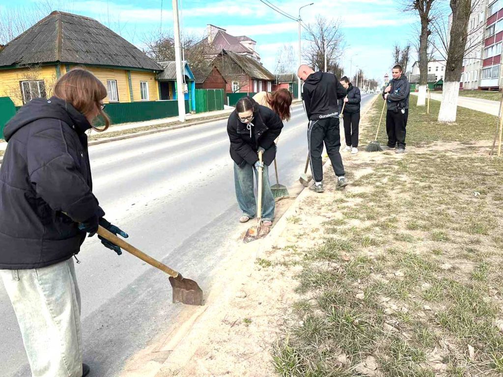 Молодежь Климовщины участвует в трудовой акции «За дело»