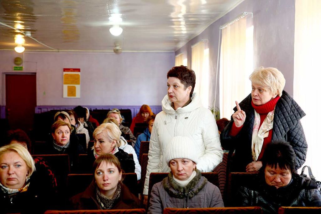 В Полошково Климовичского района провели сельский сход