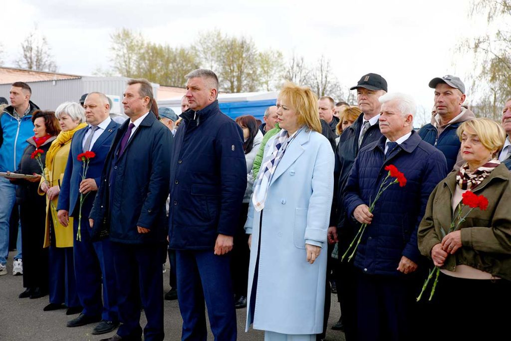 На Климовщине открыли памятный знак энергетикам — ликвидаторам аварии на ЧАЭС