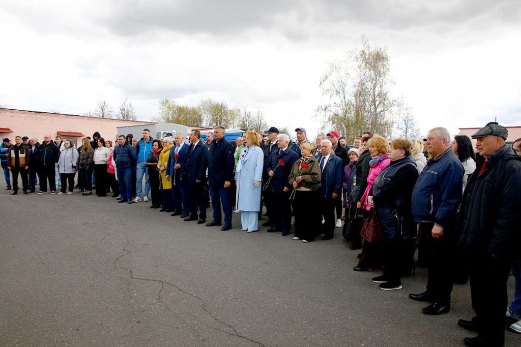 На Климовщине открыли памятный знак энергетикам — ликвидаторам аварии на ЧАЭС