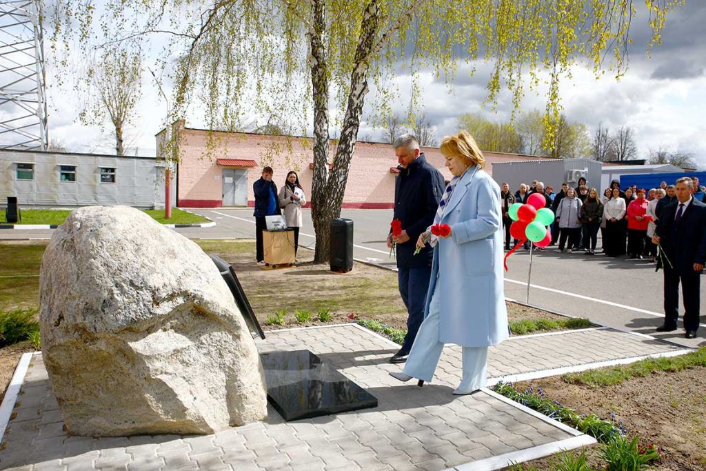 На Климовщине открыли памятный знак энергетикам — ликвидаторам аварии на ЧАЭС