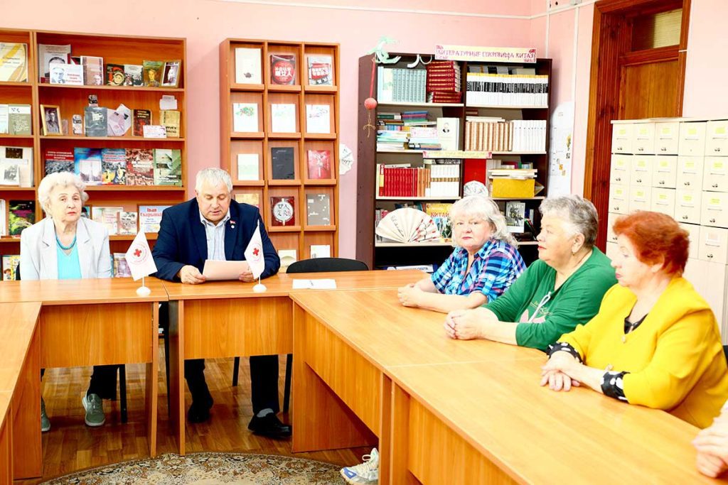 Квест для волонтеров Красного Креста прошел в Климовичской районной библиотеке