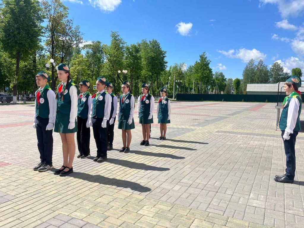 В Климовичах провели районный этап военно-патриотических игр «Зарничка» и «Зарница»