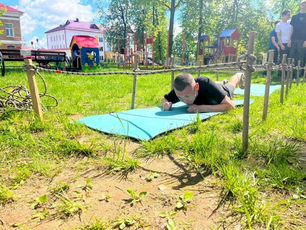 В Климовичах провели районный этап военно-патриотических игр «Зарничка» и «Зарница»