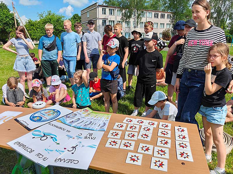 Как климовичские спасатели прокачали знания школьников в лагерях