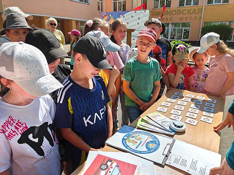 Как климовичские спасатели прокачали знания школьников в лагерях