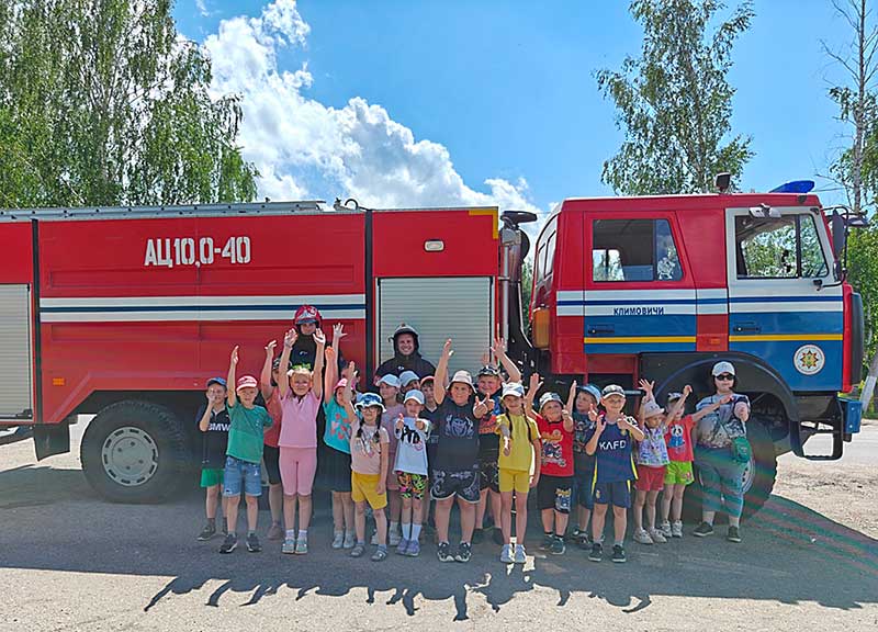 Как климовичские спасатели прокачали знания школьников в лагерях