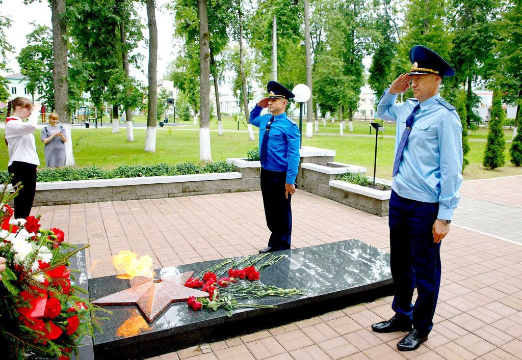 В Климовичах почтили память жертв Великой Отечественной войны