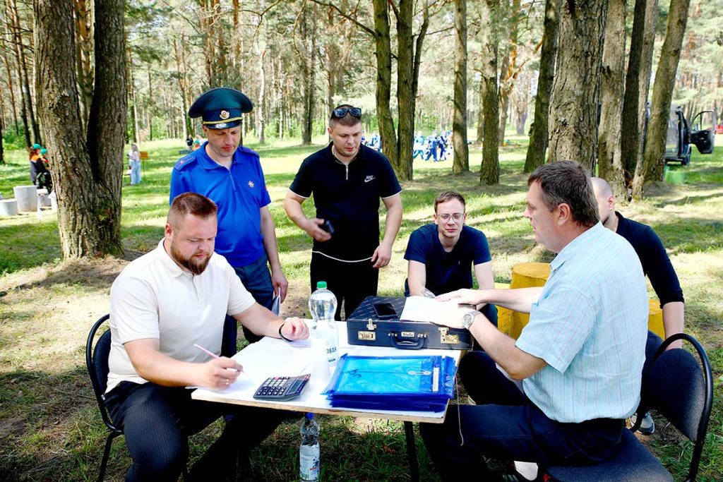 Как в Климовичах соревновались санитарные дружины