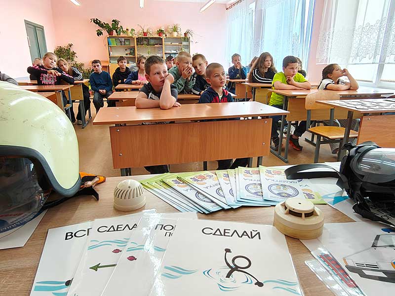 Как климовичские школьники учились проводить безопасное лето