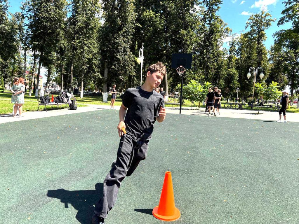 В Климовичах соревновались члены студенческих отрядов