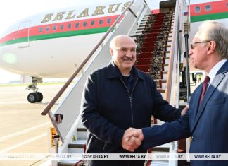 Лукашенко прибыл с рабочим визитом в Россию