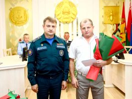 Климовчанам вручены награды за спасение человека на пожаре