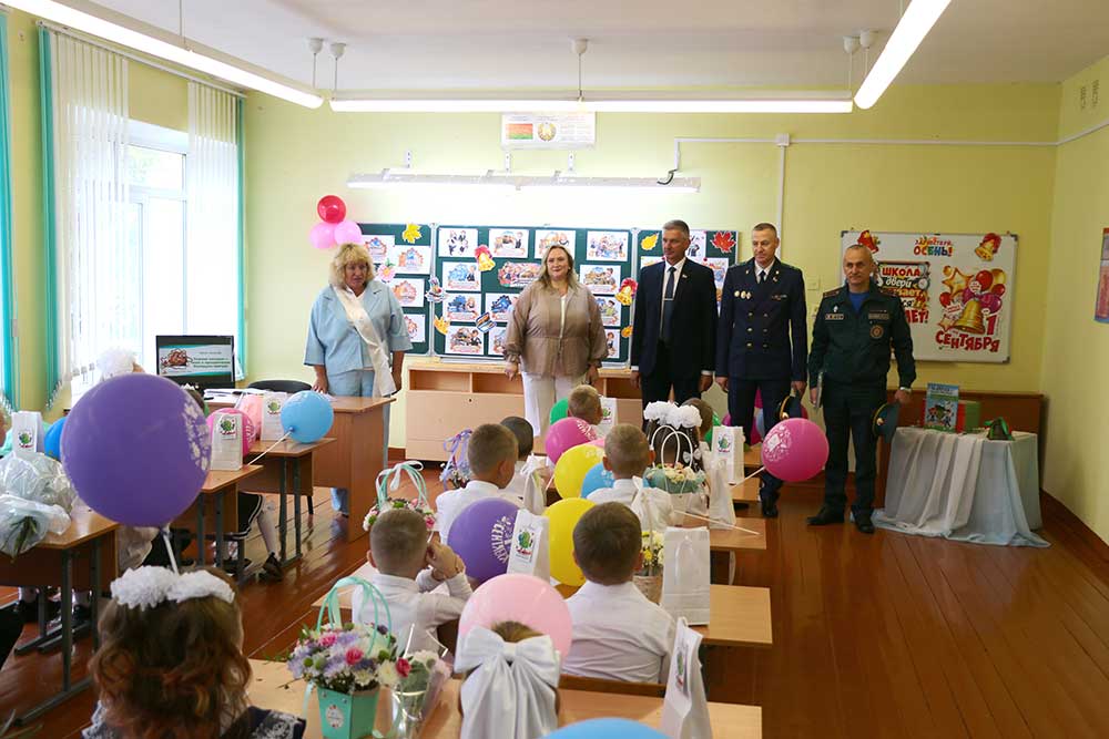 Первый звонок прозвенел для школьников Климовщины