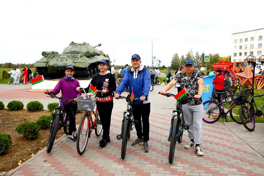 В Климовичах провели районный велопробег «Выбирай и двигайся!»