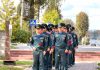 Участники областного семинара спасателей возложили цветы на братскую могилу в парке Народного единства в Климовичах